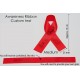 Awareness ribbon, custom print, Medium, 10pcs